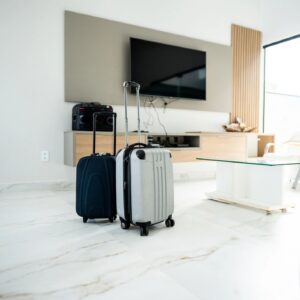 Suitcases in the house